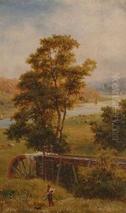 'water Wheel Nr. Dittisham'. 'water Wheel Nr. Dittisham'.