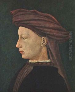 Profile Portrait of a Young Man 1425 by Masaccio (Tommaso di Giovanni)