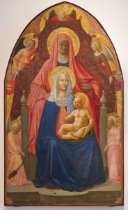 The Madonna and Child with Saint Anne 1424 by Masaccio (Tommaso di Giovanni)