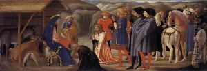 Adoration of the Magi 1426 by Masaccio (Tommaso di Giovanni)