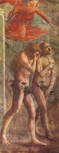 The Expulsion from the Garden of Eden (2) 1426-27 by Masaccio (Tommaso di Giovanni)