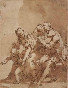 Famiglia Con Bambini by Gaetano Gandolfi