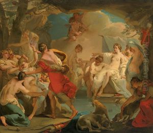 Diana And Callisto by Gaetano Gandolfi