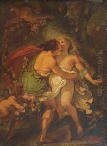 Psyche Et L'amour by Gaetano Gandolfi