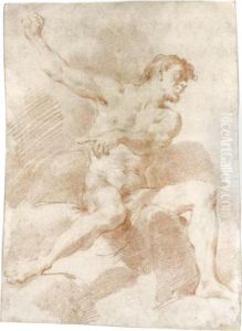 Seated Male Academy by Gaetano Gandolfi