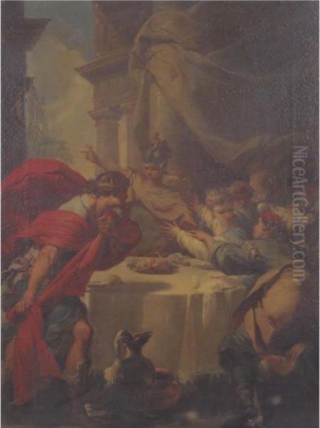 Scene At A Classical Banquet - view 1