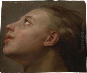 Head Of A Woman Looking Up