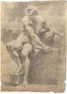 Studio Di Nudo Maschile by Gaetano Gandolfi