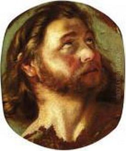 A Study Of The Head Of A Bearded Man, Probably Saint John.