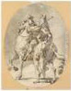 St Martin And The Beggar by Gaetano Gandolfi