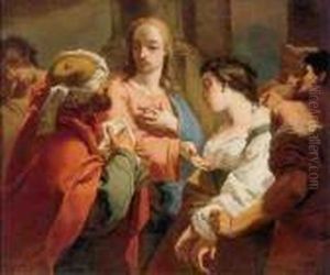 Christ And The Woman Taken Into Adultery