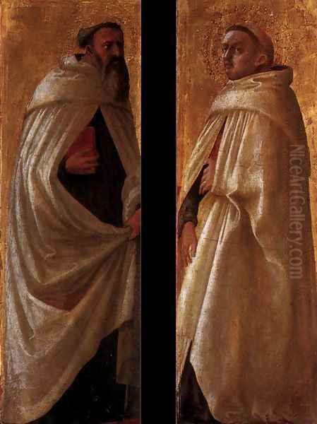 Two panels from the Pisa Altarpiece 2 - view 1