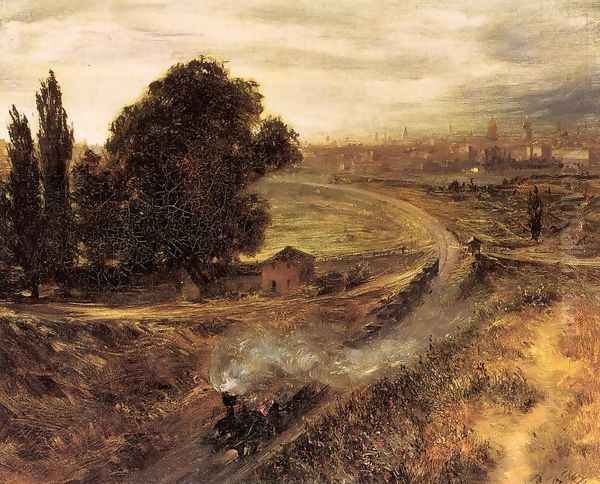 The Berlin-Potsdam Railway 1847 by Adolph von Menzel