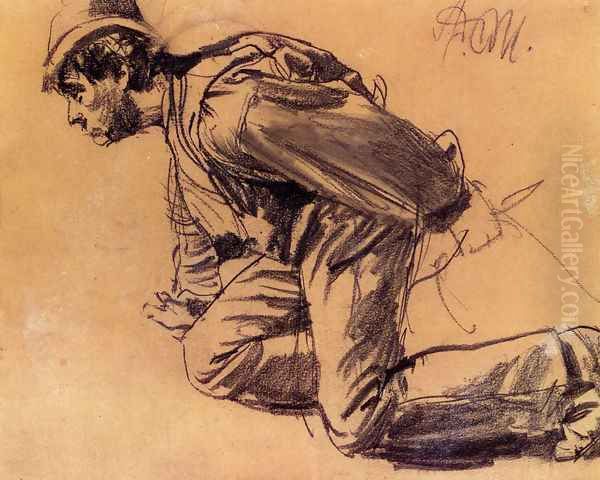 Study Of A Laboror - view 1