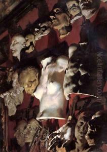 Still life by Adolph von Menzel