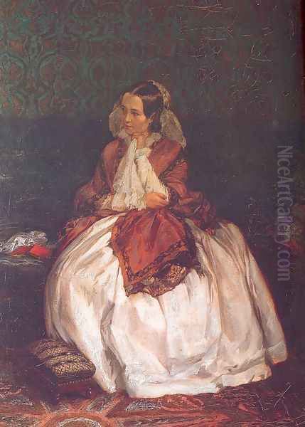 Portrait of Frau Maercker 1846-47 - view 1