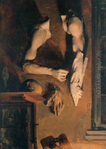 Studio Interior with Casts 1852