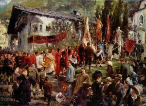 Corpus Christi procession in Hofgastein