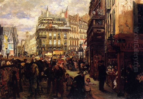 Weekday in Paris - view 1