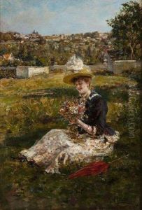 Jeune Femme Au Bouquet Jeune Femme Au Bouquet