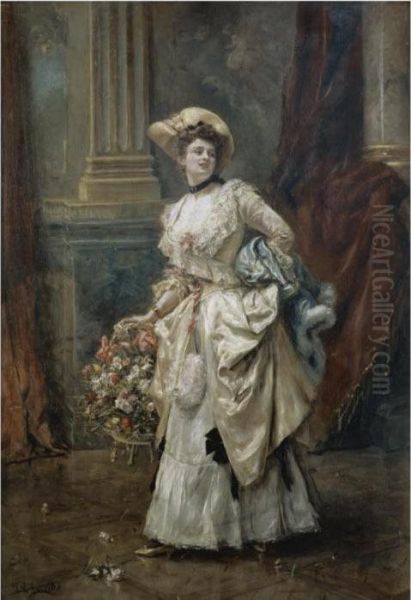 Dama Con Flores (lady With Flowers) - view 1