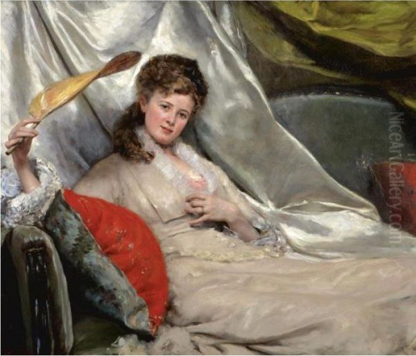 Mujer Con Abanico (reclining Woman With Fan) - view 1