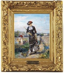 Jeune Femme A L'ombrelle
