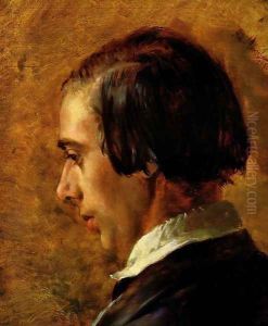 Portrait of Menzel's brother Richard by Adolph von Menzel