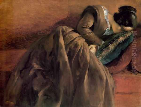 Sister Emily Sleeping c. 1848 - view 1