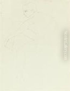 Male Nude Holding His Foot by Henri Gaudier-Brzeska
