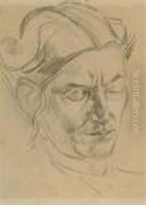 Head Of A Sleeping Woman by Henri Gaudier-Brzeska