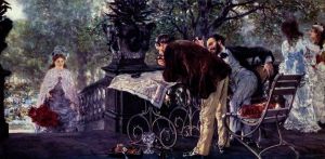 Travel plans by Adolph von Menzel