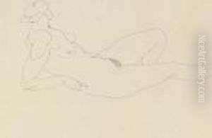 Reclining Nude by Henri Gaudier-Brzeska