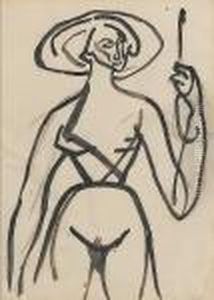 Female Nude by Henri Gaudier-Brzeska
