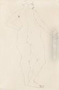 Standing Female Nude by Henri Gaudier-Brzeska