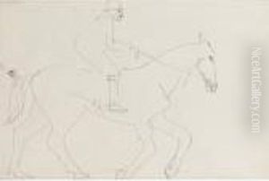 Man On Horseback by Henri Gaudier-Brzeska