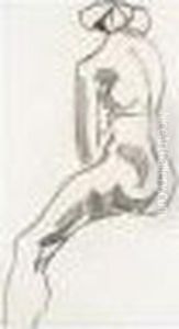 Seated Female Nude