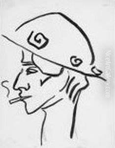 Seated Man With A Cigarette
