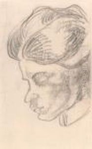 Study Of Sophie by Henri Gaudier-Brzeska