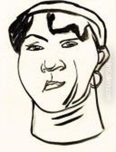 Untitled (portrait) by Henri Gaudier-Brzeska