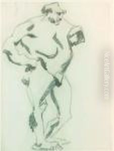 Male Nude, Horace Bodsky by Henri Gaudier-Brzeska