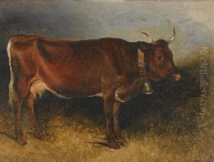 A Prize Cow by Friedrich Gauermann