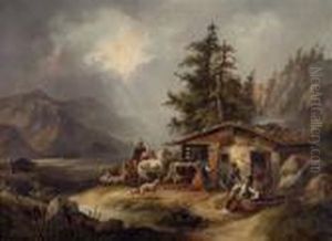 Gewitter Auf Dem Nassfeld