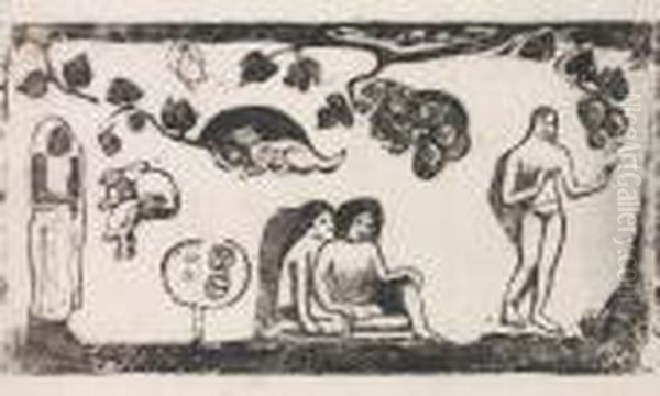 Femmes, Animaux Et Feuillages - view 1
