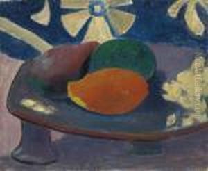 Nature Morte Aux Trois Fruits by Paul Gauguin