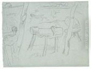 L'atelier Du Sabotier by Paul Gauguin
