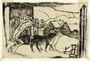Le Calvaire Breton by Paul Gauguin