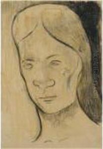 Tete D'une Femme Tahitienne