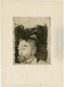 Portrait De Stephane Mallarme by Paul Gauguin