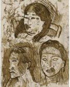 Trois Tetes Tahitiennes